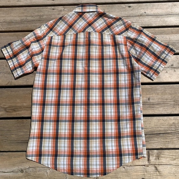 💜MENS Timberland Button Up Cotton Shirt Size Small - Picture 2 of 6